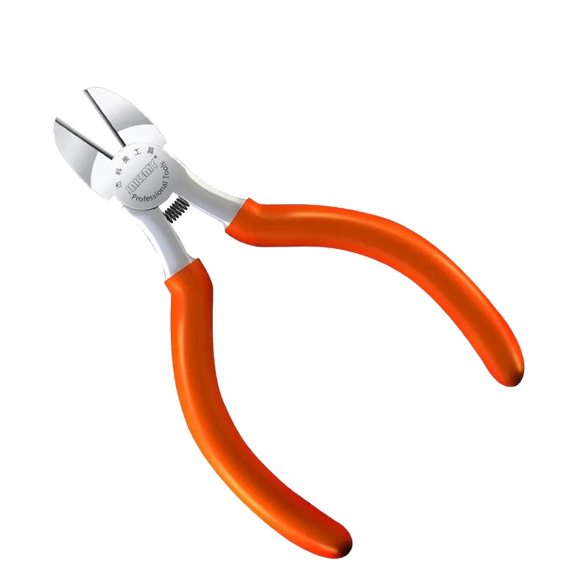 5-inch mini wire cutters with nickel plating and diagonal pliers design