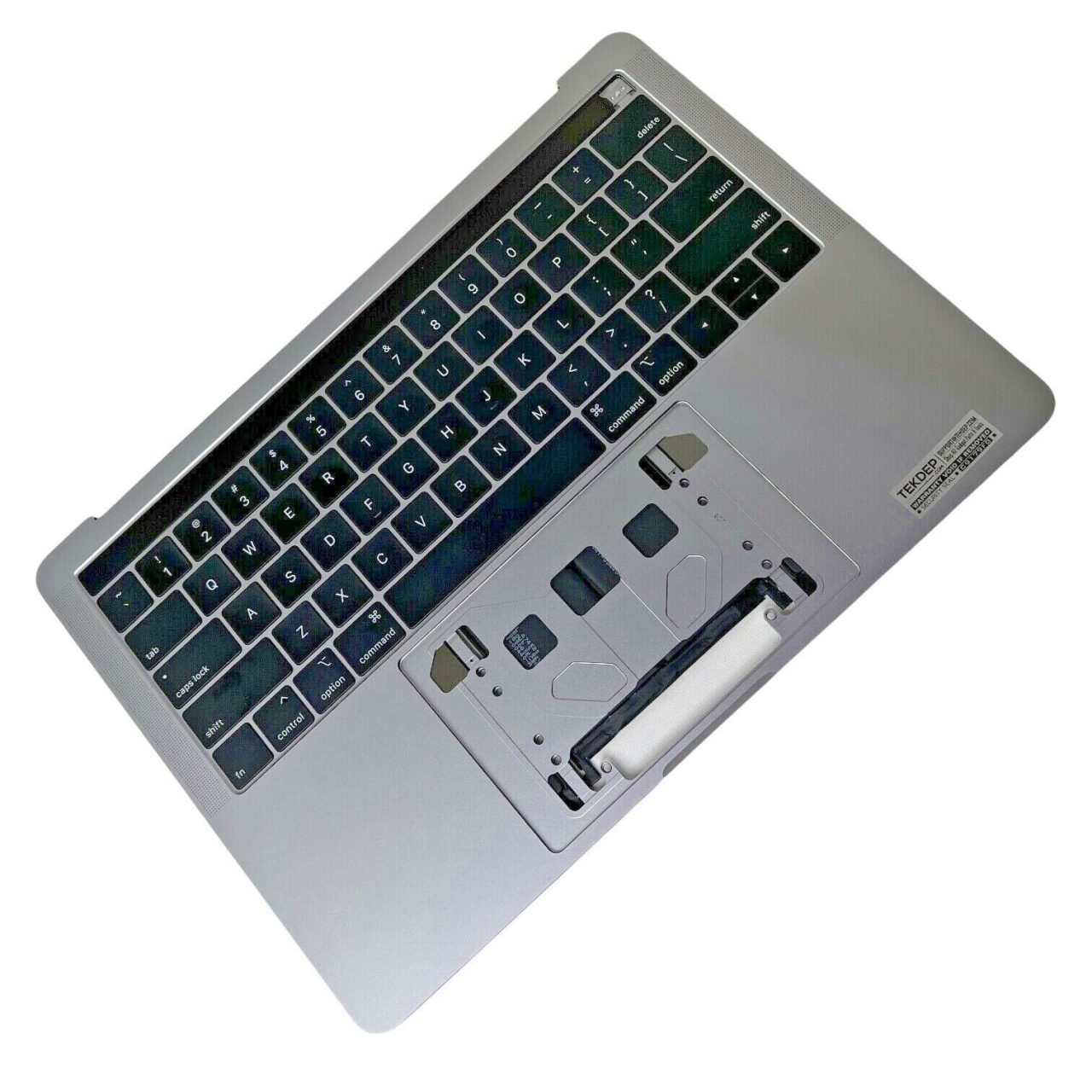 13" MacBook Pro 2018 2019 Gray PalmRest Top Case Keyboard+Touch Bar A1989 / B