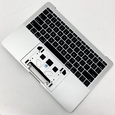 Apple 13" MacBook Pro Silver Top-Case Keyboard Battery 2016 2017 / A1708 / B