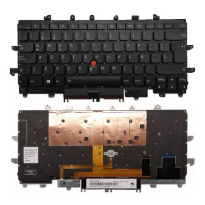 Keyboard US Backlit Black For Lenovo ThinkPad X1 Carbon Gen 4 20FB, 20FC