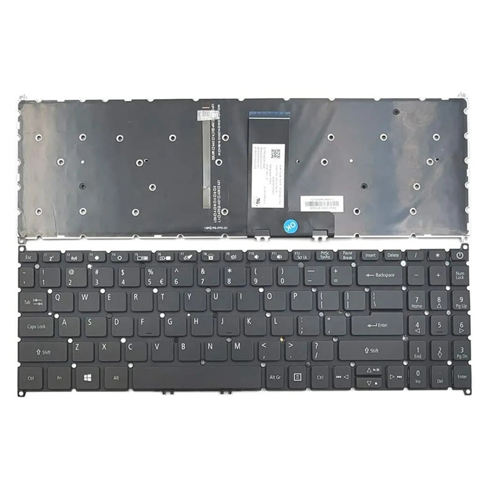 Keyboard US Backlit For Acer Aspire 5 A515-56