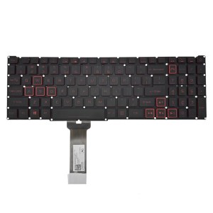 New Red Backlit Keyboard Replacement For Acer Nitro 17 AN517-55 17" 2019