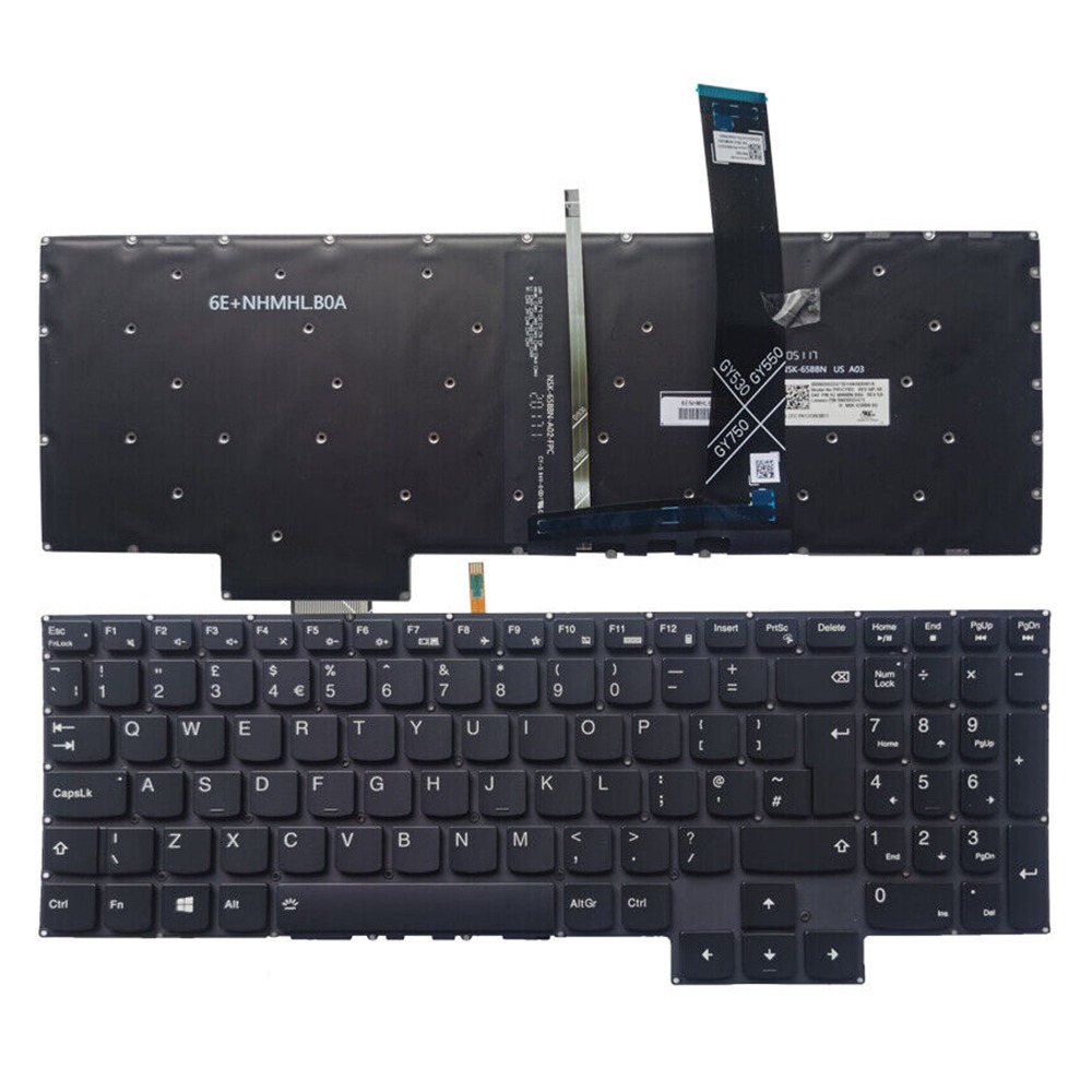 New Backlit US Keyboard Replacement For Lenovo Legion 5 15" 2020