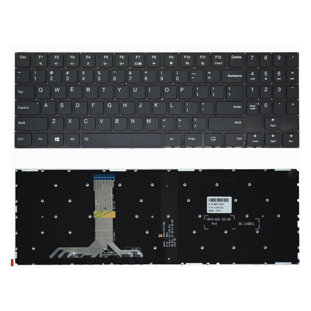 New Backlit US Keyboard Replacement For Lenovo Legion Y540 15" 2019