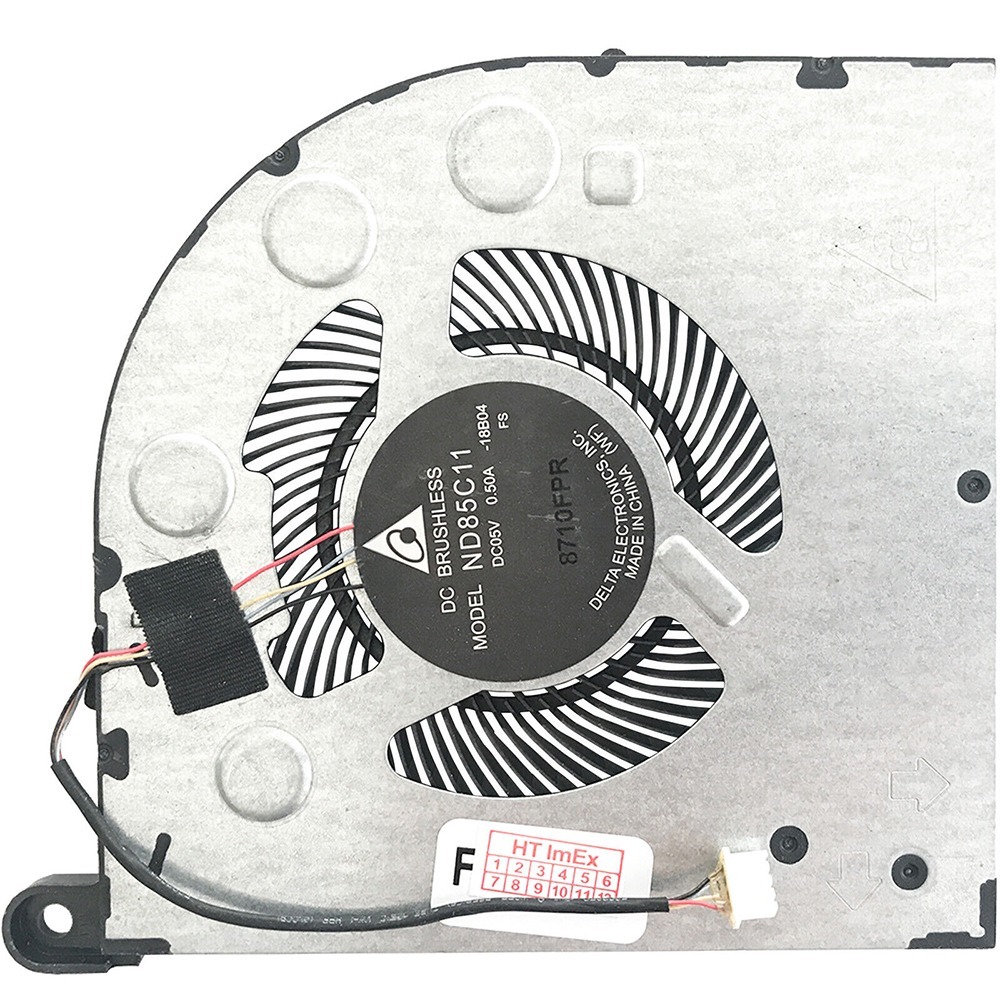 Aftermarket GPU and CPU cooling fan replacement for Lenovo Legion Y740 15" 2019
