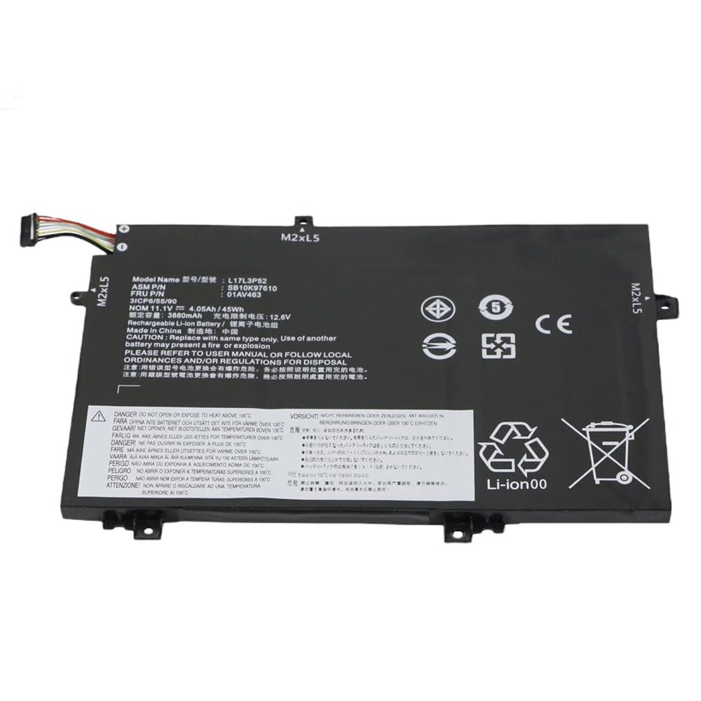 L17L3P52 Laptop Battery For Lenovo ThinkPad L15 Gen 1