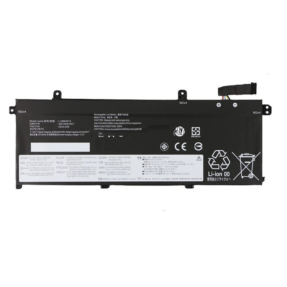New L18M3P74 Laptop Battery Replacement For Lenovo ThinkPad P14s Gen 1 14" 2020