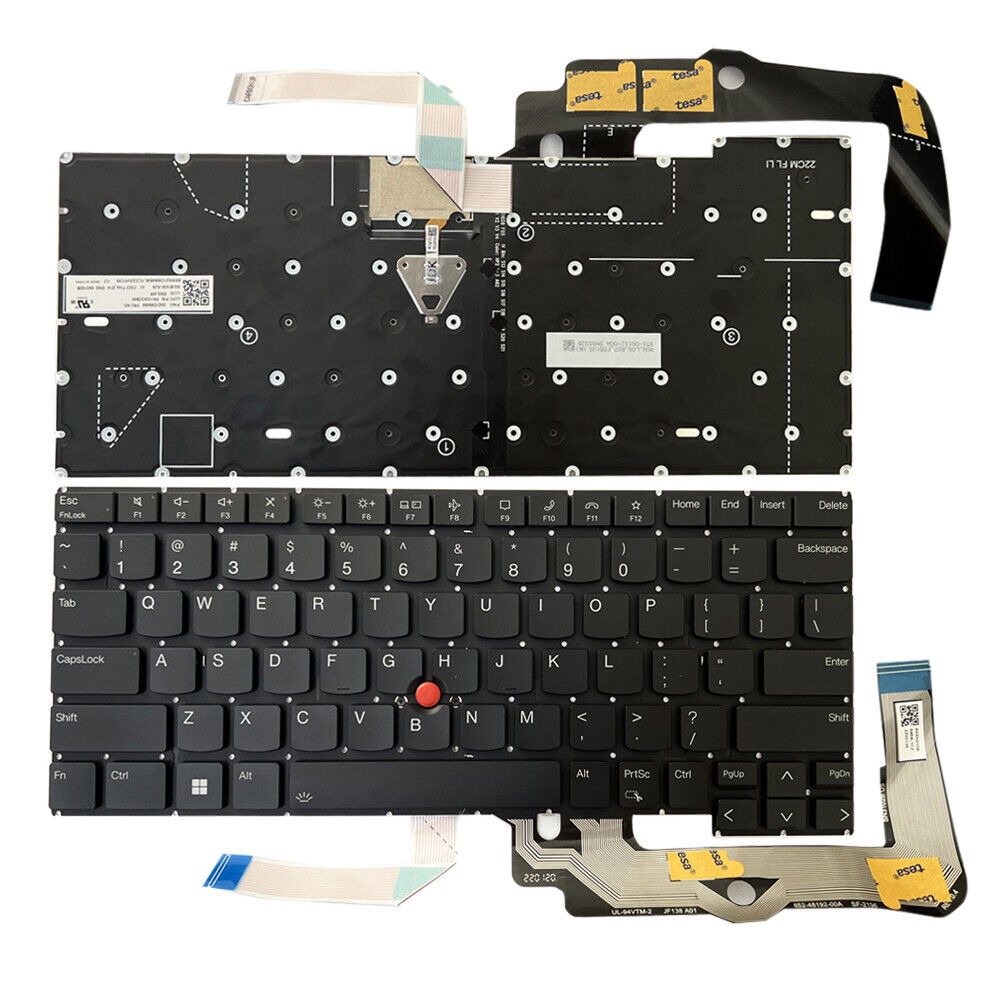 New Backlit US Keyboard Replacement For Lenovo ThinkPad T14s Gen 3 14" 2022