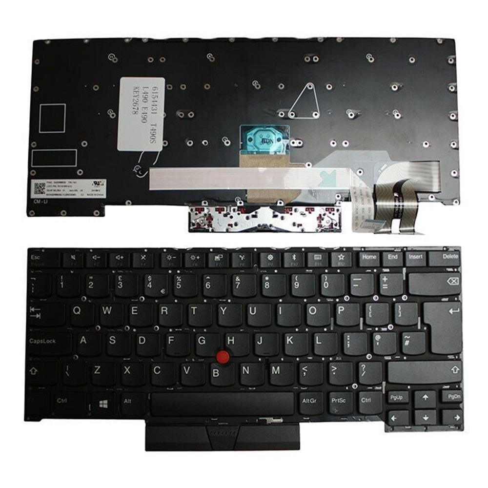 UK Keyboard With Pointer For Lenovo ThinkPad X1 Extreme Gen 2nd 20QV 20QW
