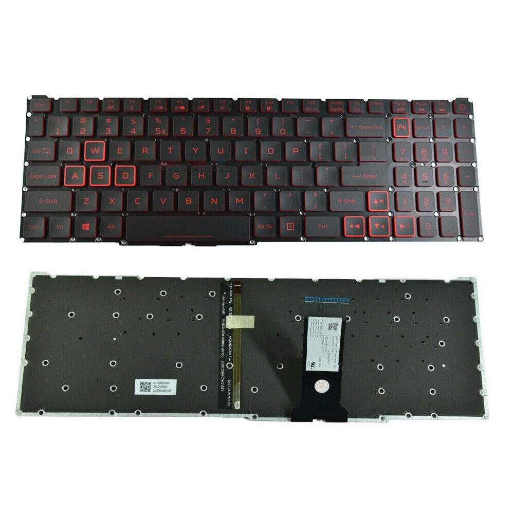 New US Backlit Keyboard Replacement For Acer Aspire Nitro 5 AN517-51 AN517-51-56YW 17" 2019-2021