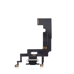 Black Charging Port Flex Cable for iPhone XR A1984 (2018), Aftermarket Replacement