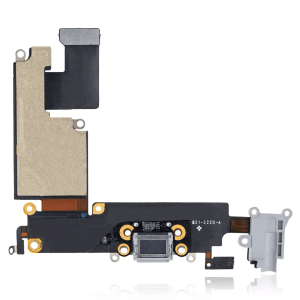 Replacement Charging Port Flex Cable for iPhone 6 Plus A1522 2014 in Silver Color