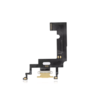 Yellow Charging Port Flex Cable for iPhone XR A1984 (2018), Aftermarket Replacement