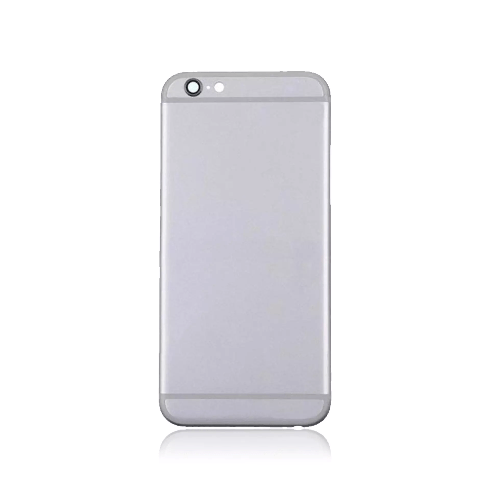 Silver back housing replacement for iPhone 6 Plus A1522 2014 model.