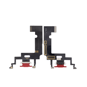 Red Charging Port Flex Cable for iPhone XR A1984 (2018), Premium Replacement