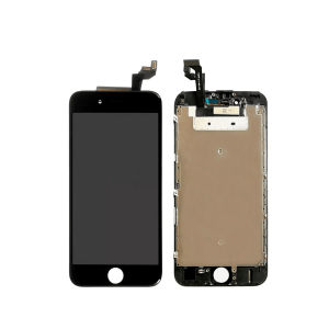 Replacement LCD Assembly with Steel Plate for iPhone 6s A1633 2015 (Aftermarket) in Black Color