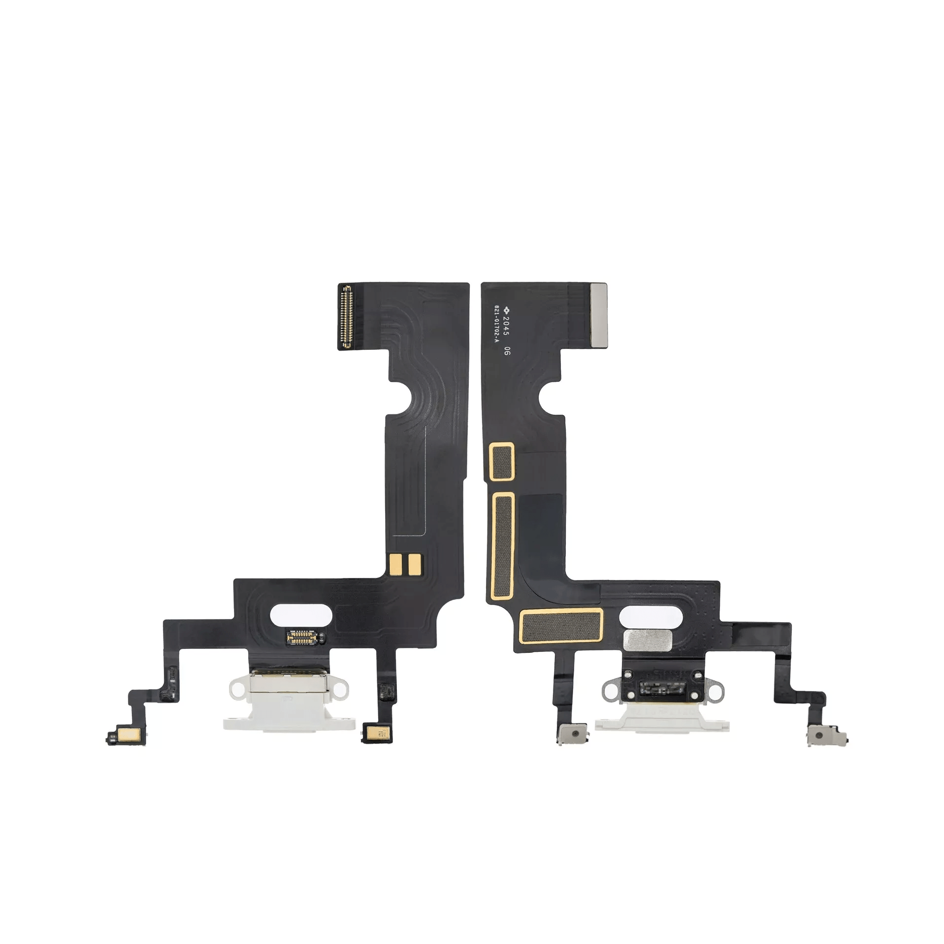 White Charging Port Flex Cable for iPhone XR A1984 (2018), Premium Replacement