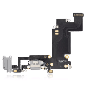 Replacement charging port flex cable for iPhone 6s Plus A1634 2015 (Silver)