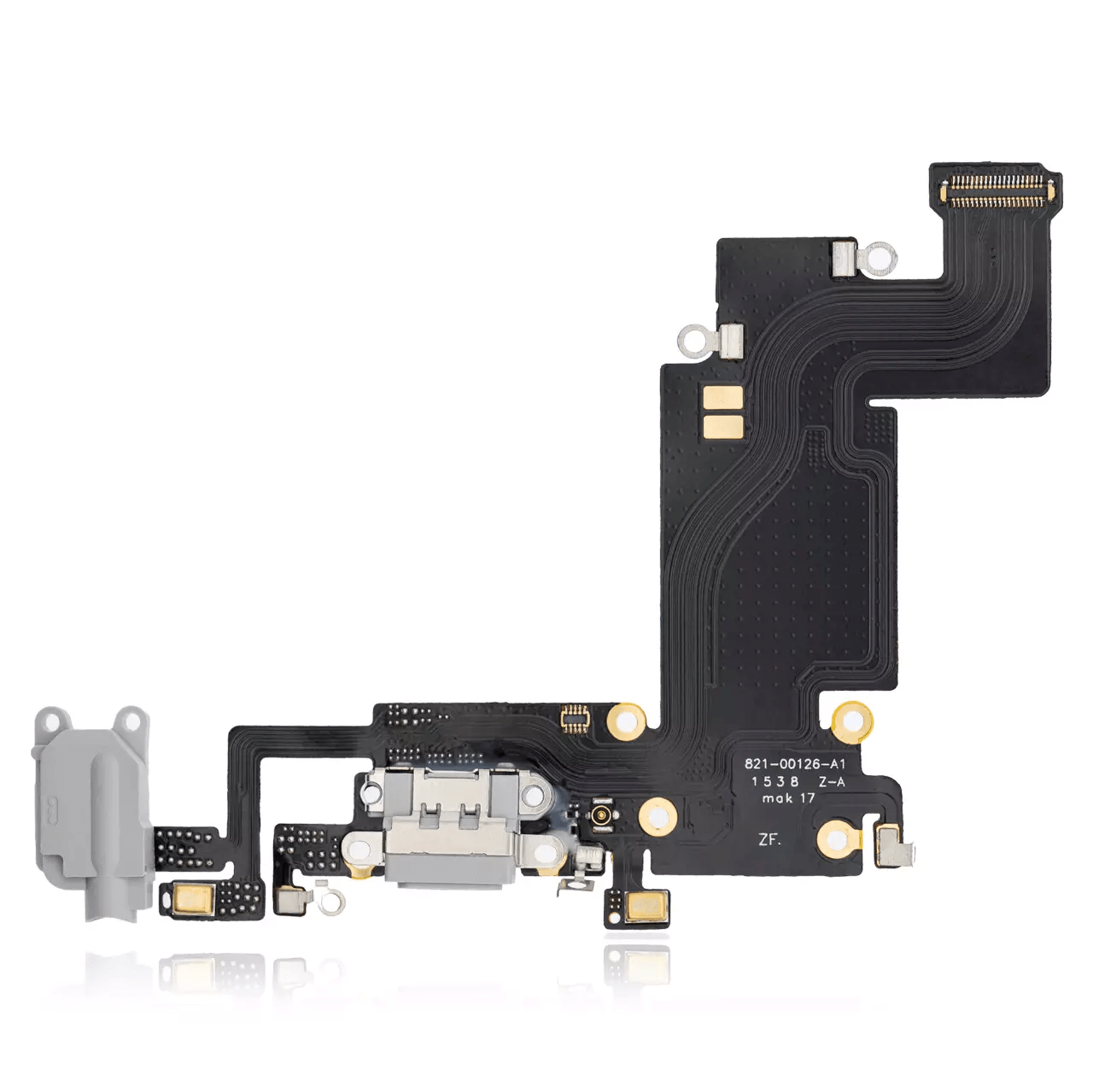 Replacement charging port flex cable for iPhone 6s Plus A1634 2015 (Silver)