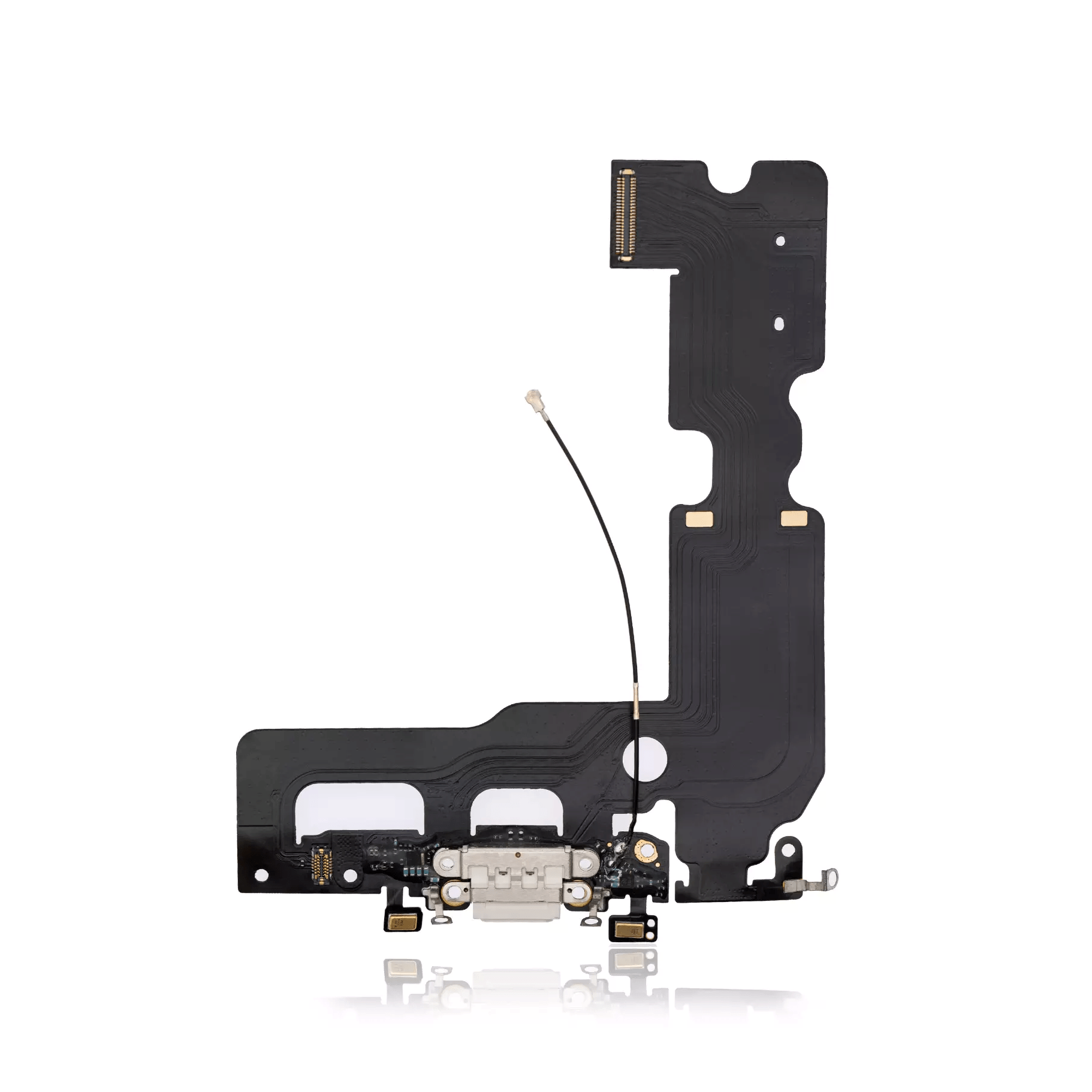 Replacement Charging Port Flex Cable for iPhone 7 Plus A1661 2016 in Gold / Rose Gold.