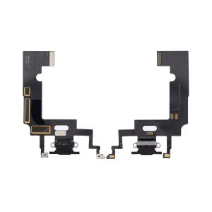 Black Charging Port Flex Cable for iPhone XR A1984 (2018), Premium Replacement