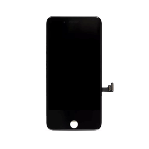 Black aftermarket AQ7 LCD assembly with steel plate for iPhone 7 Plus A1661 2016