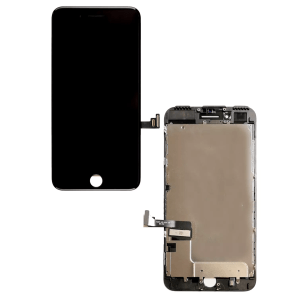 Premium LG LCD Assembly with Steel Plate for iPhone 7 Plus A1661 2016 in Black - High-Quality Replacement Part