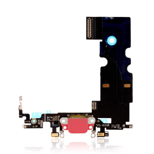 iPhone 8 A1863 charging port flex cable premium replacement in Red color.