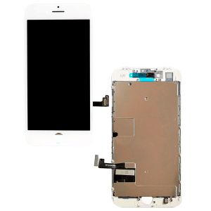 New LCD Assembly with Steel Plate for iPhone 8 A1863 2017 (White)