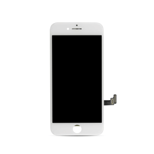 White LCD Assembly with Steel Plate for iPhone 8 Plus A1864 2017, Aftermarket Replacement