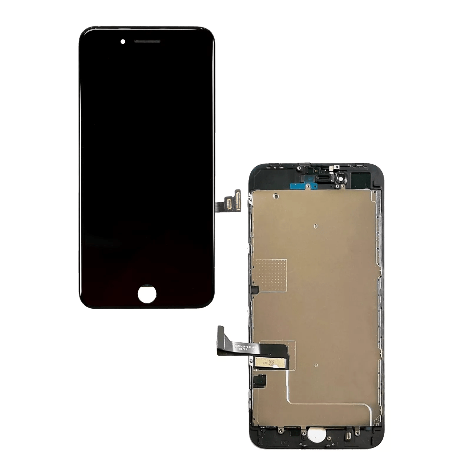 New LCD Assembly with Steel Plate for iPhone 8 Plus A1864 2017 (Premium) Black