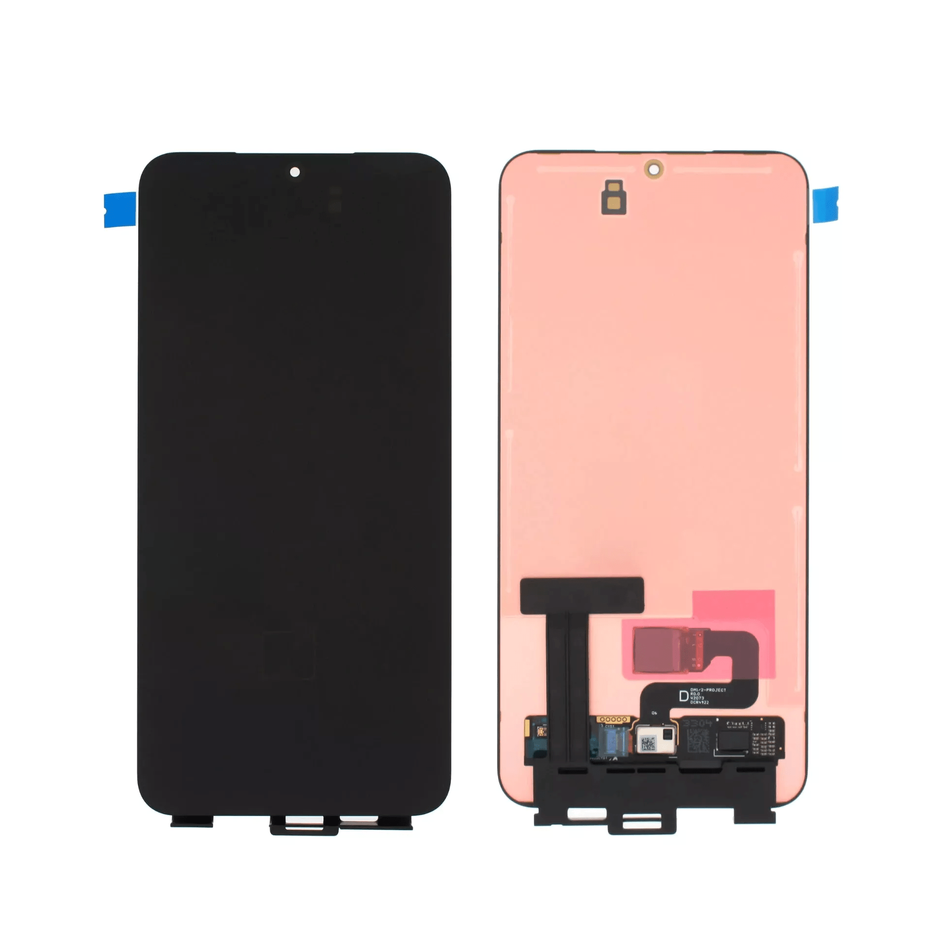 New black OLED replacement screen assembly for Samsung Galaxy S23 Plus smartphone