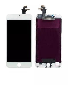 Aftermarket LCD assembly for iPhone 6 Plus A1522 (White) - AQ7 replacement screen