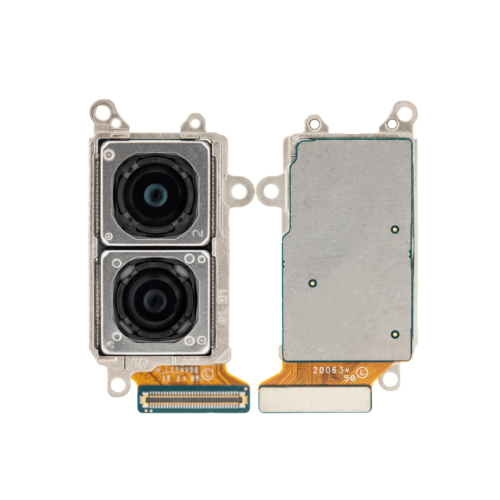 New back camera for Samsung Galaxy S21 Plus 5G / S21 5G (International Version) featuring wide and telephoto lenses.