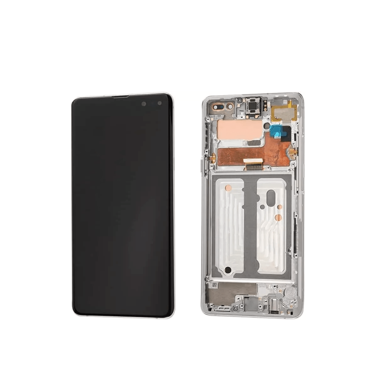 New AMOLED Display Assembly with Frame for Samsung Galaxy S10 5G - Crown Silver