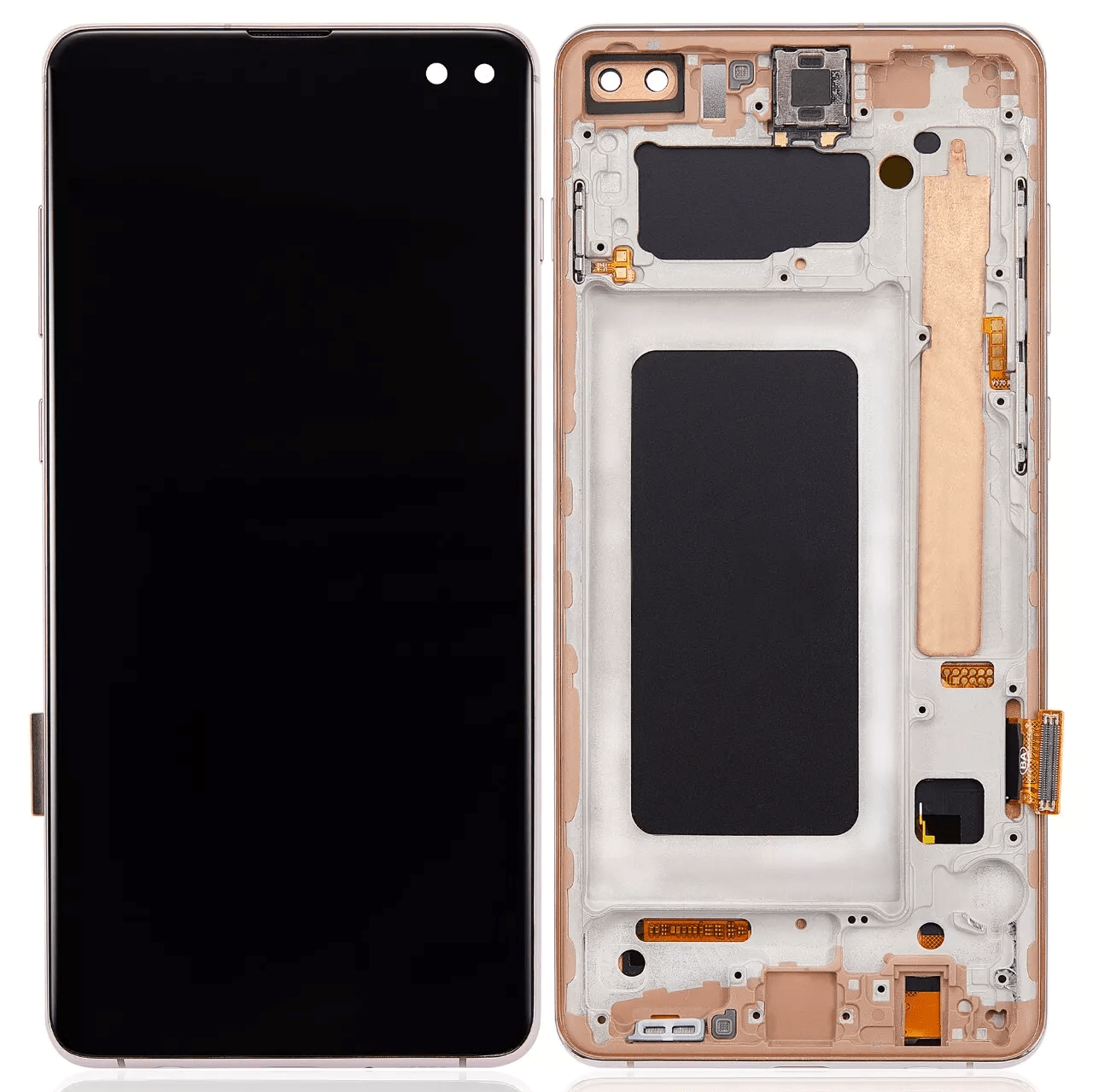 Samsung Galaxy S10 Plus LCD Assembly with Frame in Flamingo Pink (No Fingerprint)