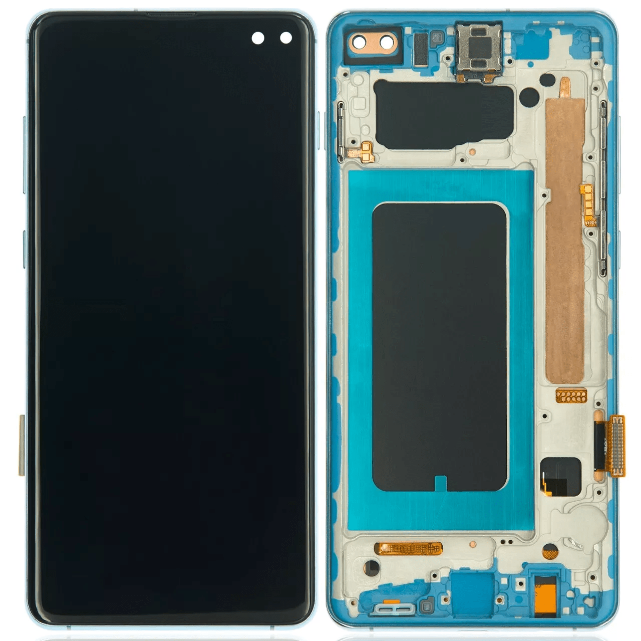 Samsung Galaxy S10 Plus LCD Assembly with Frame in Prism Blue (No Fingerprint)