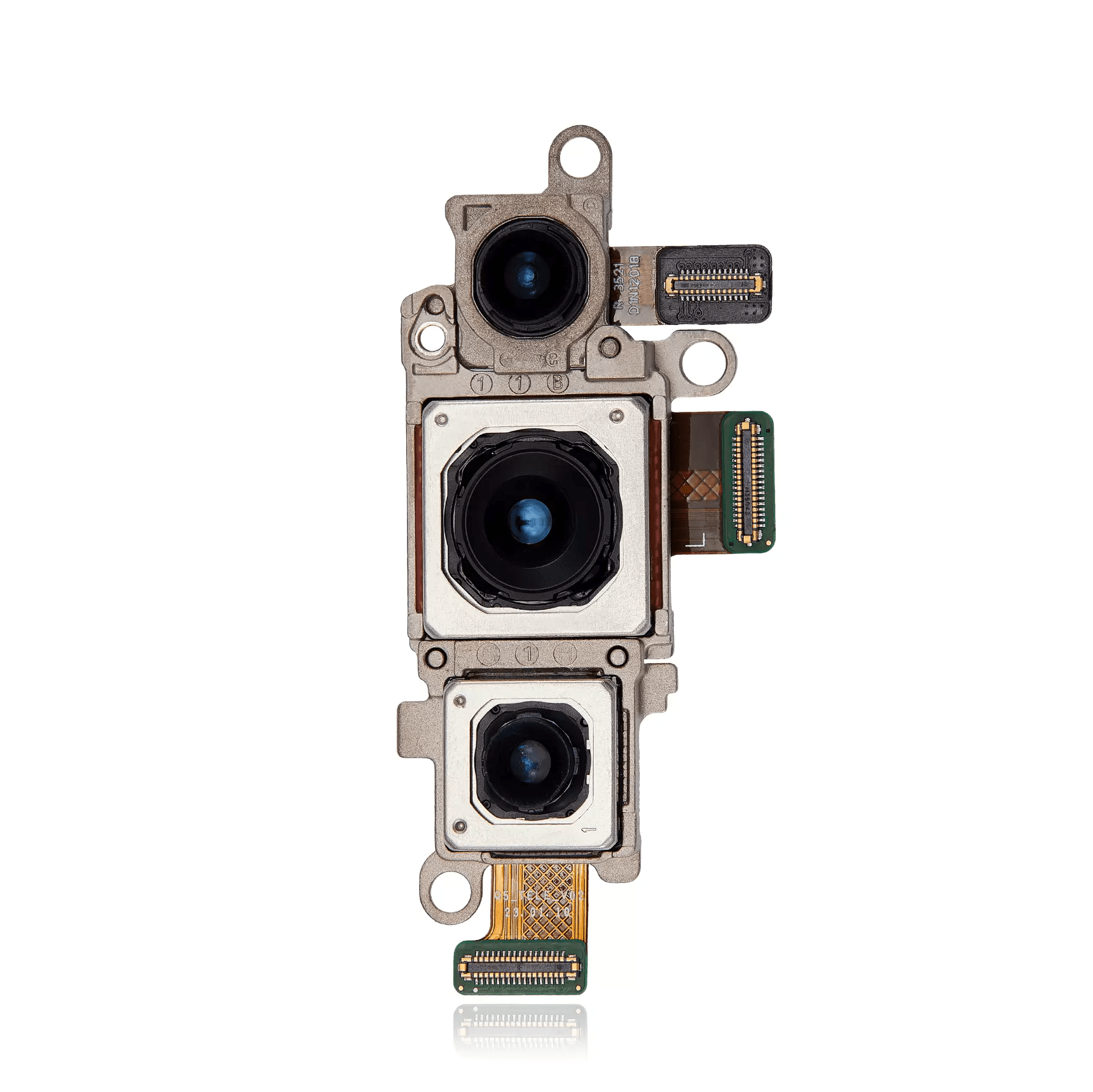 Samsung Galaxy Z Fold 5 5G back camera with wide, telephoto, and ultrawide lenses (F946).