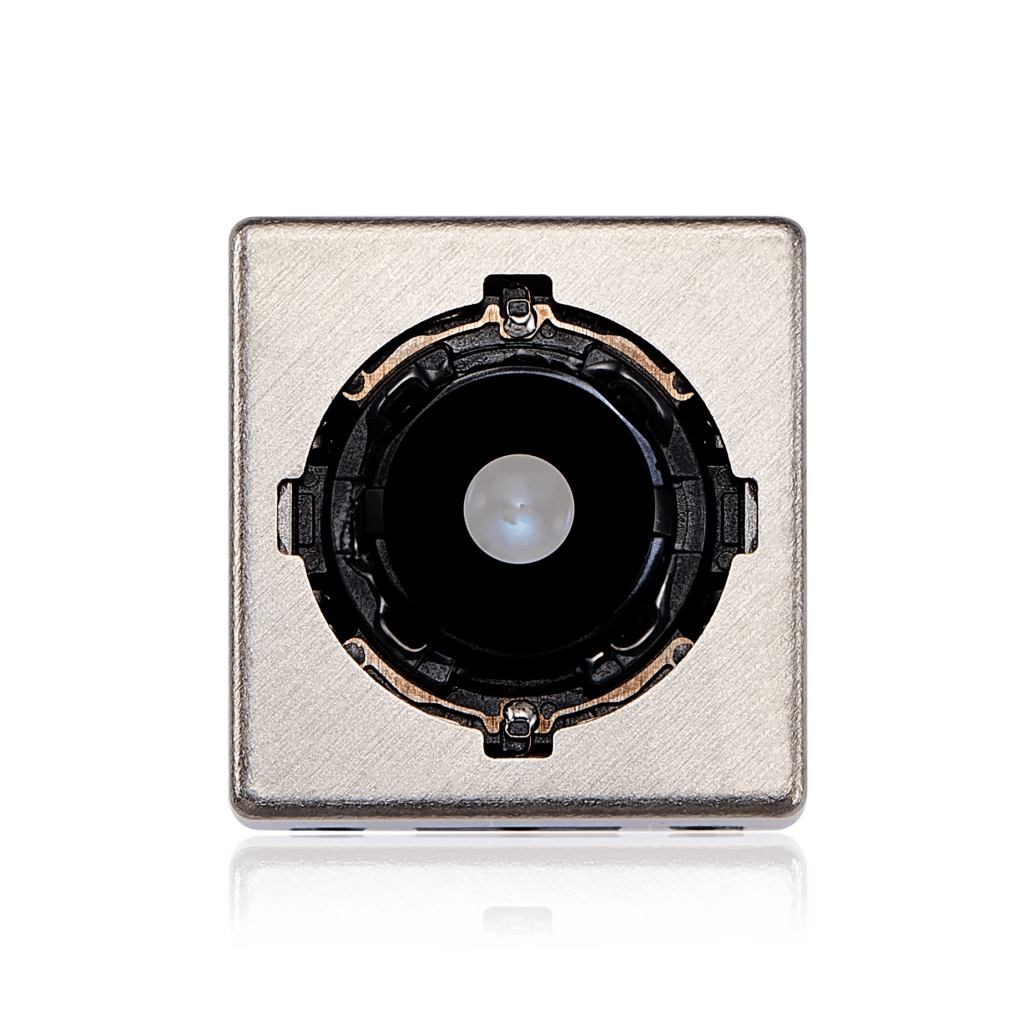 Replacement back camera motor assembly for various iPhone models.