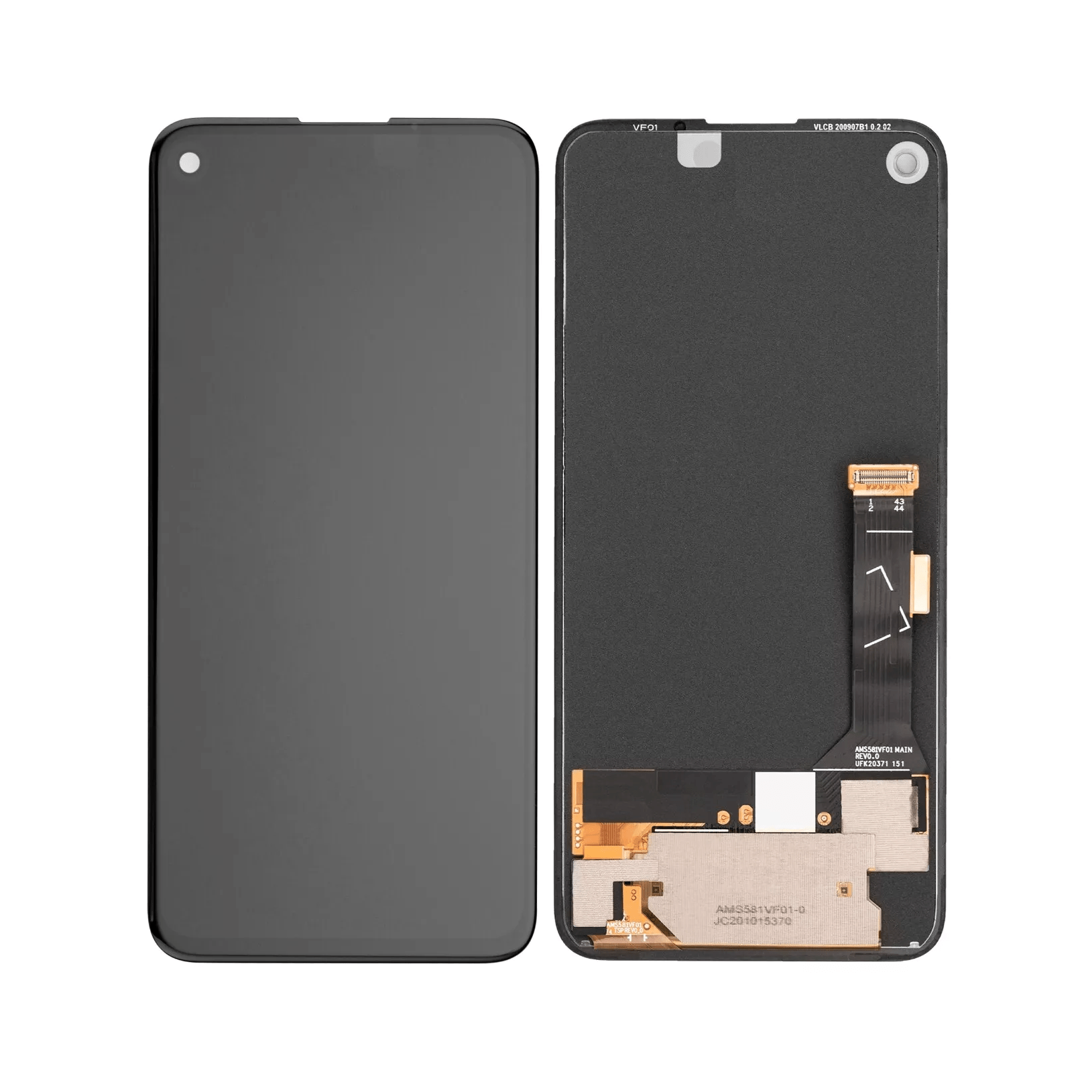 Genuine OEM OLED assembly for Google Pixel 4A, all colors.