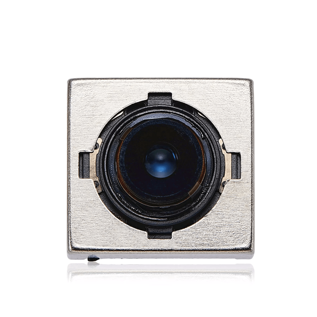 Replacement back camera motor assembly for various iPhone models.