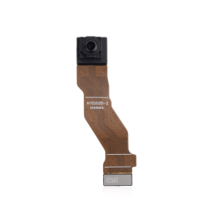 Close-up of the new front camera of Google Pixel 7 Pro.