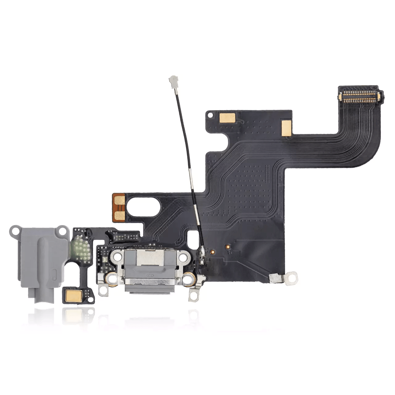 Aftermarket Space Gray Charging Port Flex Cable for iPhone 6 A1549 (2014) - Replace Your iPhone 6 Charging Port Now!