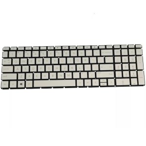 New US Backlit Silver Keyboard Replacement For HP Pavilion 15-ck010ca 15" 2018