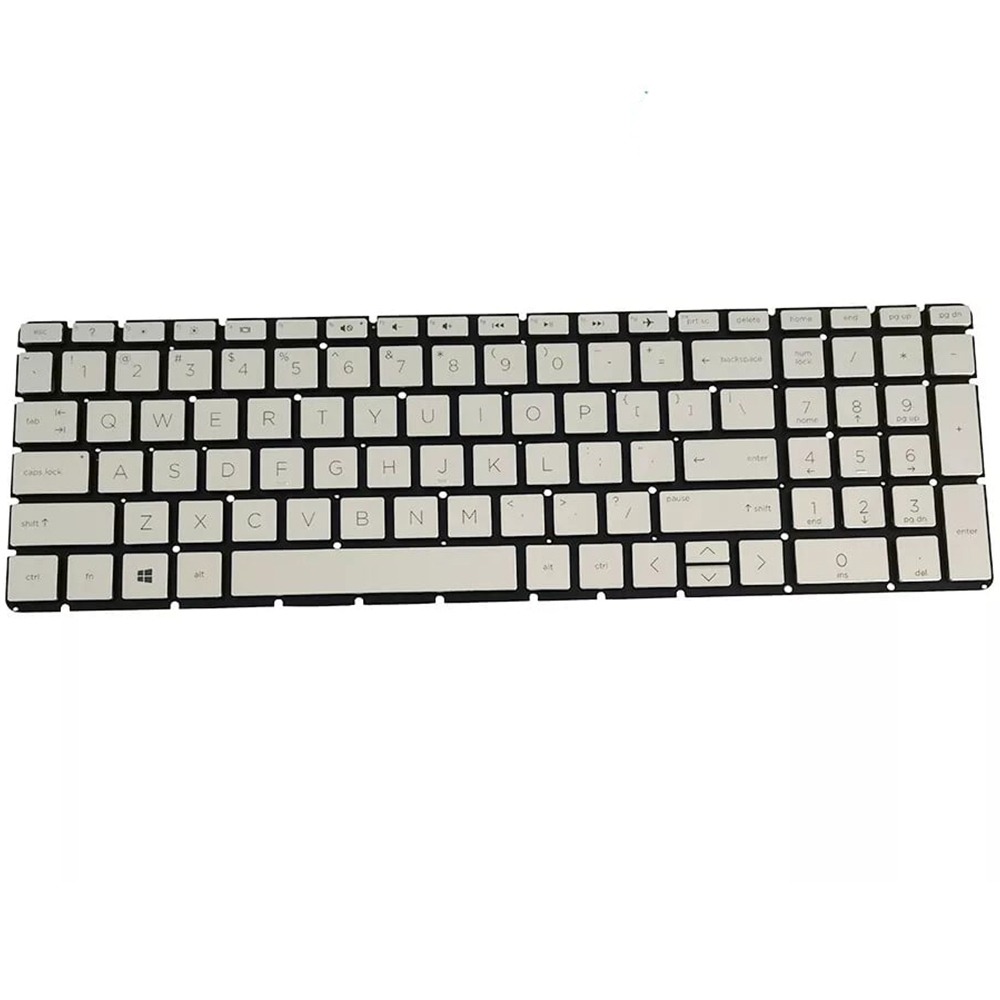 New US Backlit Silver Keyboard Replacement For HP Pavilion 15-ck010ca 15" 2018