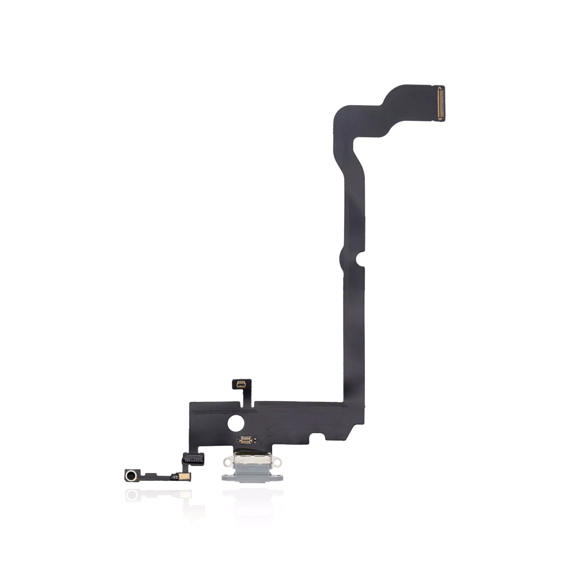 Aftermarket Charging Port Flex Cable for iPhone XS Max (Silver)