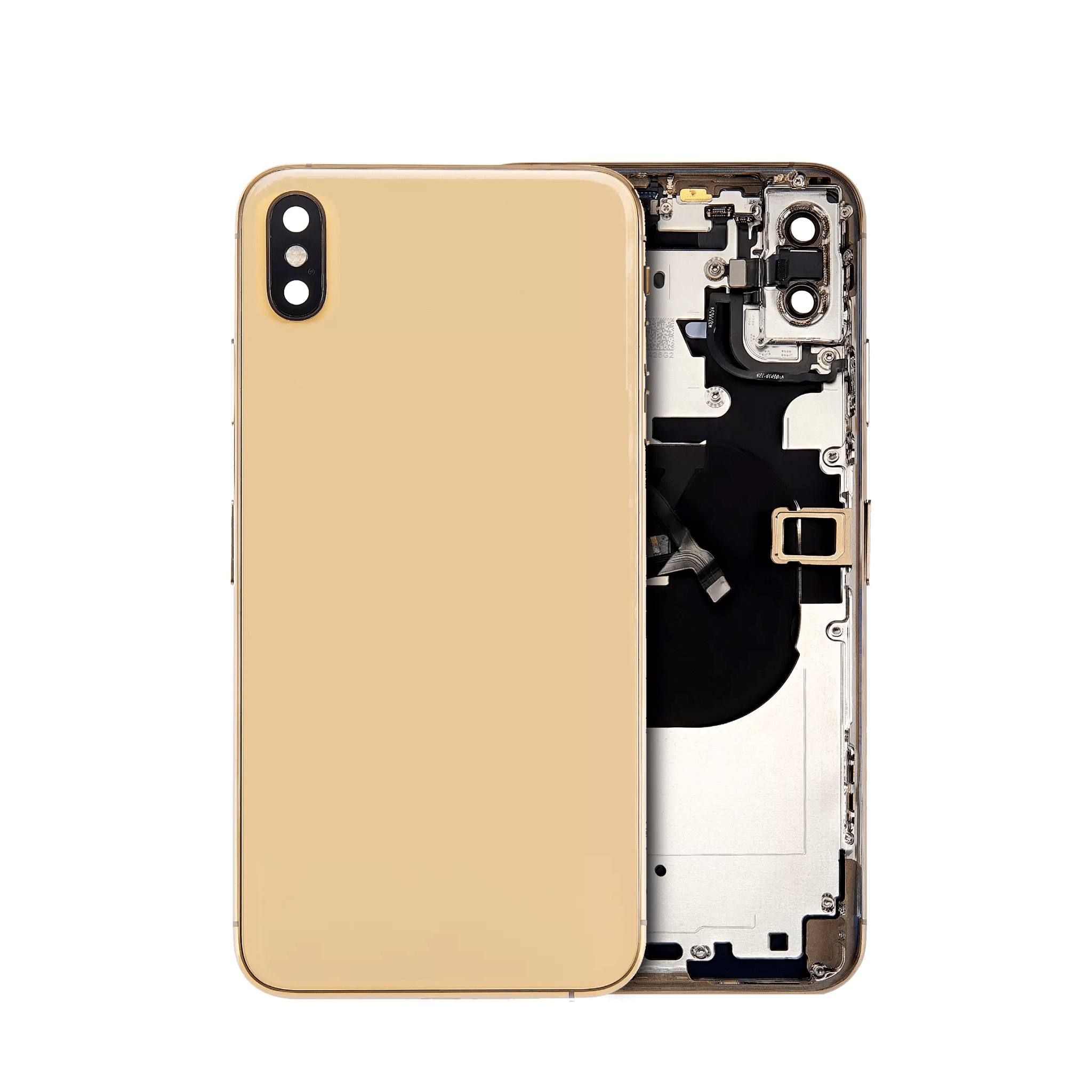 Gold Back Housing with Small Components for iPhone XS Max (No Logo)