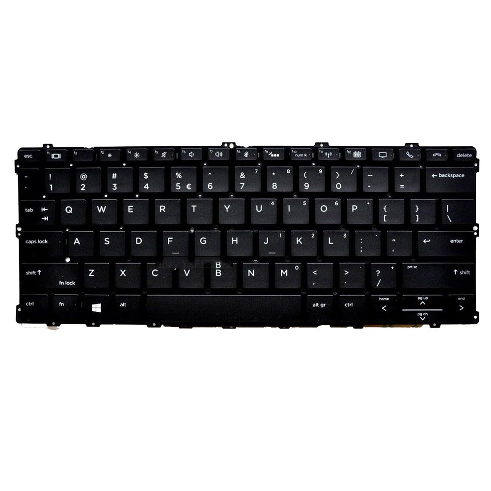 US Backlit Keyboard For HP Elite Book G2 1020