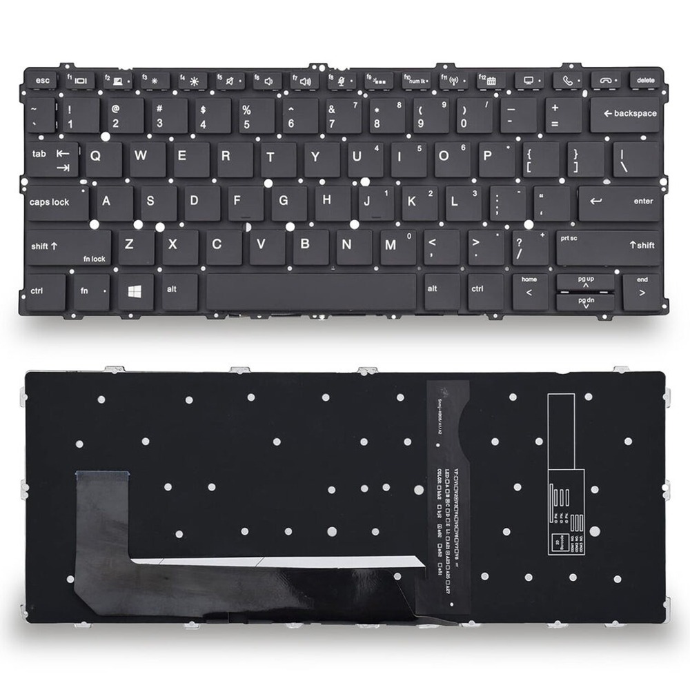 New Keyboard US Black Backlit Replacement For HP Elite Book G2 1030 13" 2017