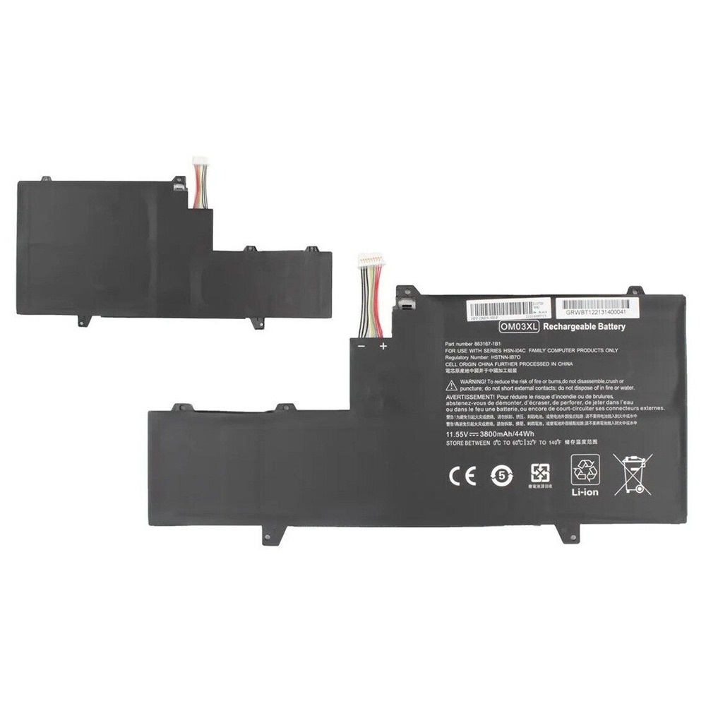 New OM03XL Laptop Battery Replacement For HP Elite Book G2 x360 1030 13" 2017